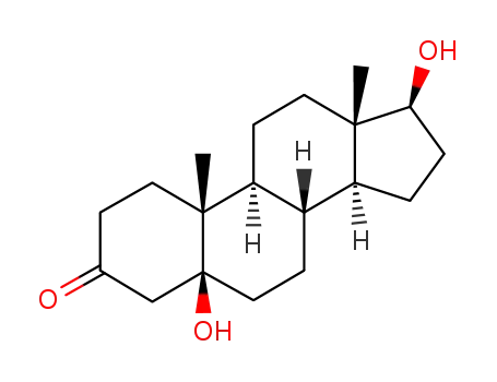 Molecular Structure of 121145-41-3 (5β,17β-dihydroxyandrostan-3-one)