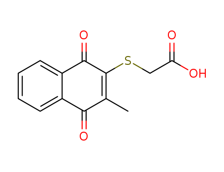 2-(3-methyl-1,4-dioxo-naphthalen-2-yl)sulfanylacetic acid cas  6325-58-2