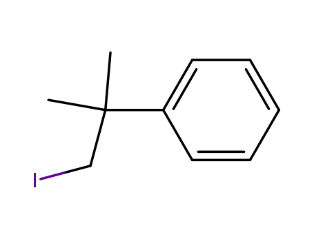 Molecular Structure of 19479-63-1 (1-iodo-2-methyl-2-phenylpropane)