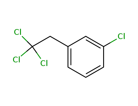 Molecular Structure of 114980-29-9 (1-chloro-3-(2,2,2-trichloroethyl)benzene)