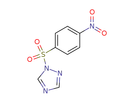 Molecular Structure of 57777-84-1 (1-(4-NITROBENZENESULFONYL)-1H-1,2,4-TRIAZOLE)