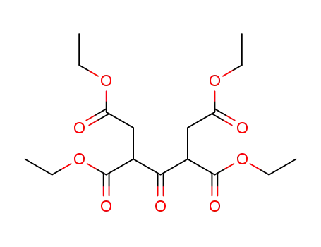 Molecular Structure of 855748-00-4 (3-oxo-pentane-1,2,4,5-tetracarboxylic acid tetraethyl ester)