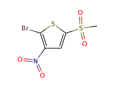 bromo-5 nitro-4 methylsulfonyl-2 thiophene