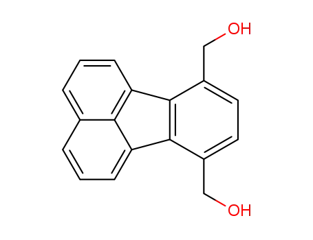 Molecular Structure of 20852-13-5 ((10-Hydroxymethyl-fluoranthen-7-yl)-methanol)