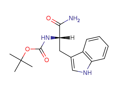 (S)-tert-Butyl (1-amino-3-(1H-indol-3-yl)-1-oxopropan-2-yl)carbamate