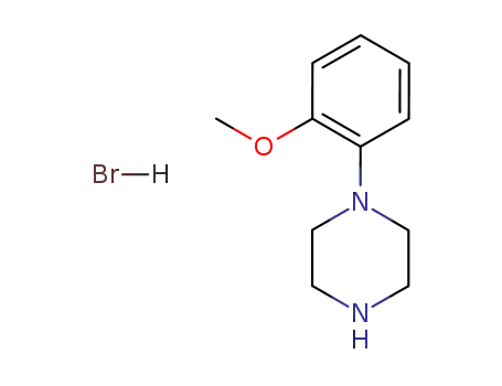 Molecular Structure of 100939-96-6 (1-(2-Methoxyphenyl)piperazine hydrobromide)