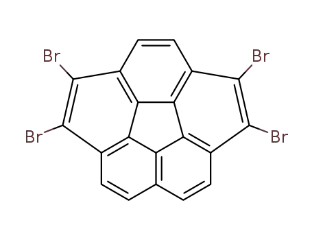 Molecular Structure of 289721-44-4 (1,2,5,6-tetrabromocorannulene)