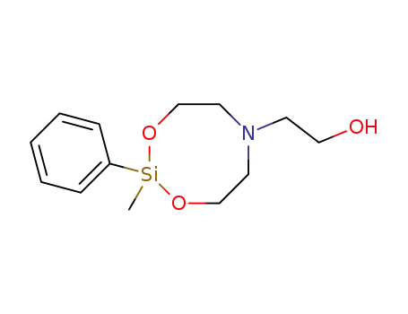 Molecular Structure of 118162-82-6 (2-methyl-2-phenyl-6-(2-hydroxyethyl)-1,3,6,2-dioxazasilocane)