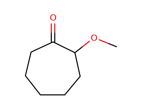 Molecular Structure of 155200-44-5 (2-METHOXYCYCLOHEPTANONE)