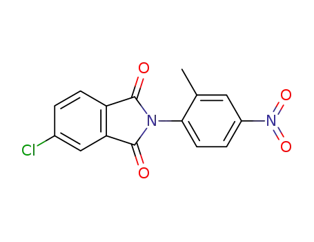 Molecular Structure of 58230-68-5 (1H-Isoindole-1,3(2H)-dione, 5-chloro-2-(2-methyl-4-nitrophenyl)-)