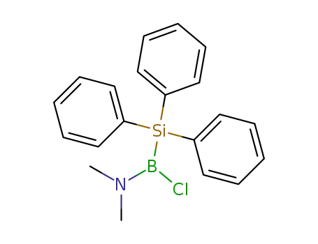 Molecular Structure of 6918-08-7 (Boranamine,1-chloro-N,N-dimethyl-1-(triphenylsilyl)- (9CI))