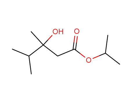 Molecular Structure of 54074-71-4 (3-hydroxy-3,4-dimethyl-valeric acid isopropyl ester)