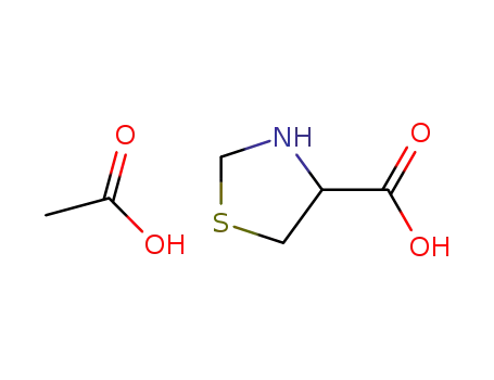 Molecular Structure of 1156496-63-7 (4-carboxy-1,3-thiazolidinium acetate)