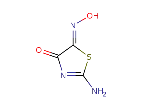 Molecular Structure of 29181-66-6 (2-amino-thiazole-4,5-dione-5-oxime)