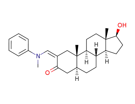 2-(N-methylanilinomethylene)-5α-androstan-17β-ol-3-one