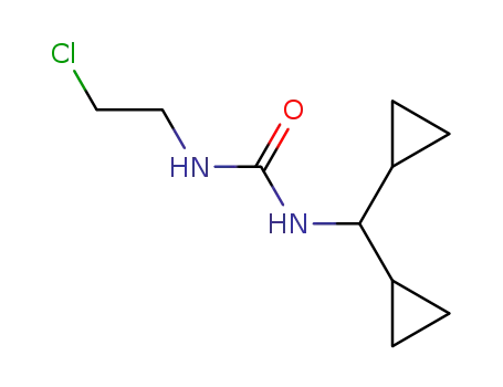 Molecular Structure of 54187-03-0 (1-(2-chloroethyl)-3-(dicyclopropylmethyl)urea)