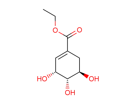 Molecular Structure of 101769-63-5 (ShikiMic Acid Ethyl Ester)