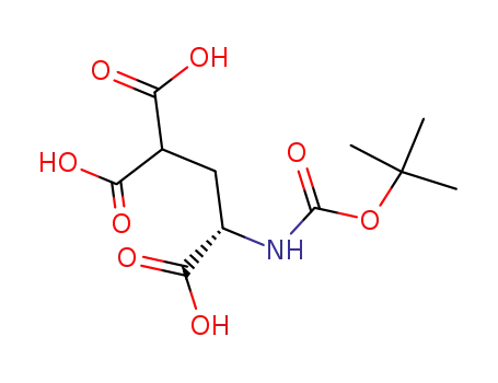 1,1,3-Propanetricarboxylic acid,
3-[[(1,1-dimethylethoxy)carbonyl]amino]-, (S)-