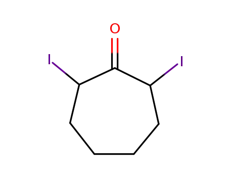 Cycloheptanone, 2,7-diiodo-