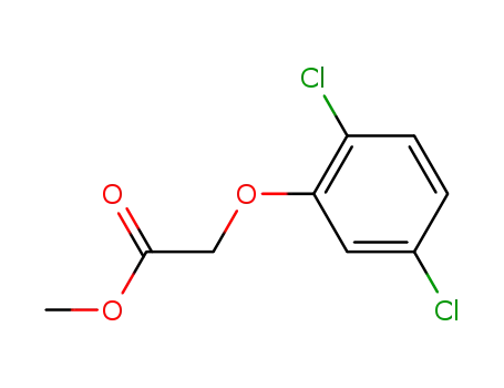 Molecular Structure of 2009-15-6 (Acetic acid, (2,5-dichlorophenoxy)-, methyl ester)