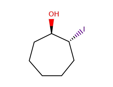 Molecular Structure of 98411-66-6 (trans-2-iodocycloheptanol)