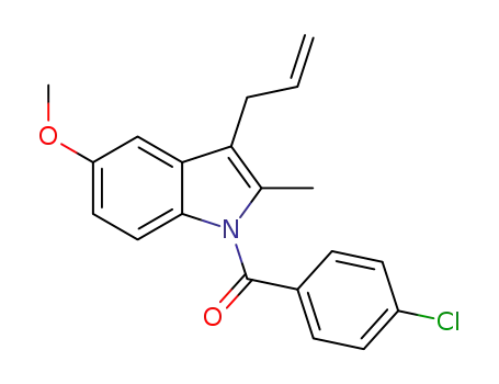 3-allyl-5-methoxy-2-methyl-1-(4-chlorobenzoyl)indole