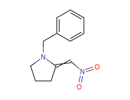 Molecular Structure of 57734-58-4 (1-(benzyl)-2-(nitromethylene)pyrrolidine)
