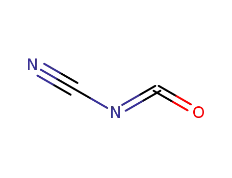 Molecular Structure of 22430-66-6 (Cyanogen isocyanate)