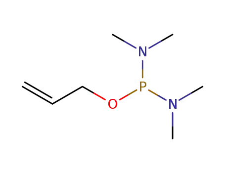 Molecular Structure of 103408-53-3 (allyloxybis(N,N-dimethylamino)phosphine)