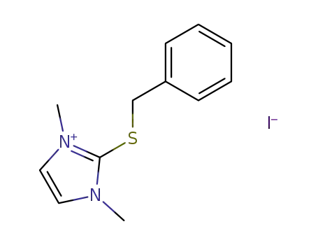 2-benzylmercapto-1,3-dimethylimidazolium iodide