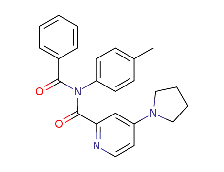 N-(4-Pyrrolidin-1-yl-pyridine-2-carbonyl)-N-p-tolyl-benzamide