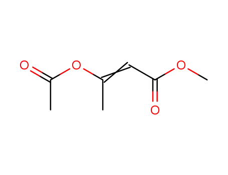 Molecular Structure of 3666-79-3 (methyl 3-(acetoxy)-2-butenoate)