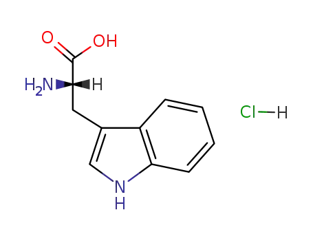 Molecular Structure of 6159-33-7 (L-tryptophan monohydrochloride)