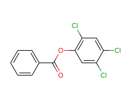 Molecular Structure of 7396-95-4 (2,4,5-Trichlorophenyl benzoate)