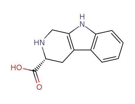 Molecular Structure of 72002-54-1 (D-1,2,3,4-tetrahydronorharmane-3-carboxylic acid)