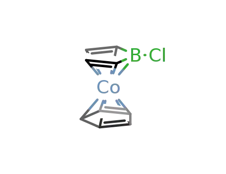 Molecular Structure of 73939-32-9 ((η5-chlorodivinylborane)(η5-cyclopentadienyl)cobalt)