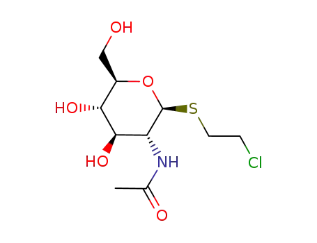 N-[(2S,3R,4R,5S,6R)-2-(2-Chloro-ethylsulfanyl)-4,5-dihydroxy-6-hydroxymethyl-tetrahydro-pyran-3-yl]-acetamide