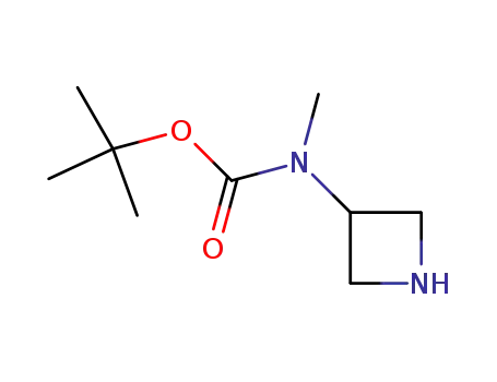 Molecular Structure of 577777-20-9 (3-Boc-3-methylaminoazatidine)