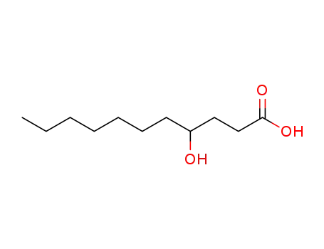 Molecular Structure of 7779-60-4 (4-Hydroxyundecanoic acid)