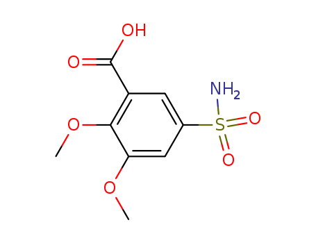 2,3-Dimethoxy-5-sulfamoyl benzoic acid 66644-80-2