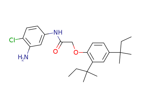 Acetamide,N-(3-amino-4-chlorophenyl)-2-[2,4-bis(1,1-dimethylpropyl)phenoxy]-