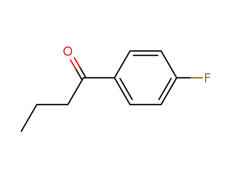 Molecular Structure of 582-83-2 (1-(4-FLUORO-PHENYL)-BUTAN-1-ONE)