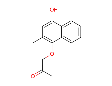 4-Hydroxy-1-(β-propyloxy)-2-methyl-naphthalin