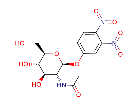 Molecular Structure of 71693-36-2 (3,4-DINITROPHENYL-N-ACETYL-B-D-*GLUCOSAM INIDE)