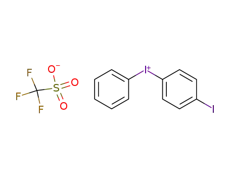 Molecular Structure of 144930-55-2 ((4-iodophenyl)(phenyl)iodonium trifluoromethanesulfonate)