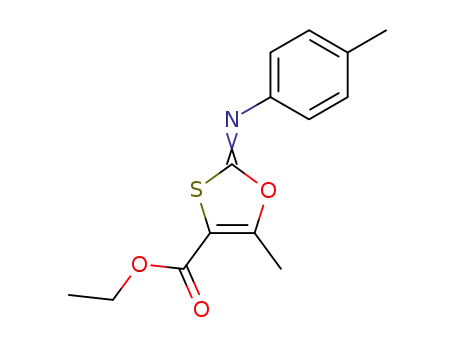 ethyl 5-methyl-2-p-tolylimino-1,3-oxathiole-4-carboxylate