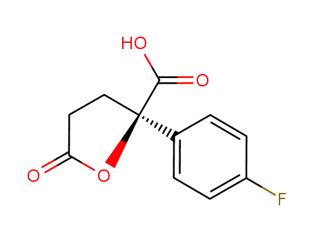(R)-2-(4-fluorophenyl)-5-oxotetrahydrofuran-2-carboxylic acid