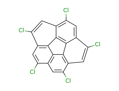 1,3,5,7,9-pentachlorocorannulene