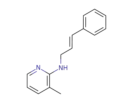 Molecular Structure of 256379-28-9 (N-(3-methyl-2-pyridyl)-N-[(E)-3-phenyl-2-propenyl]amine)