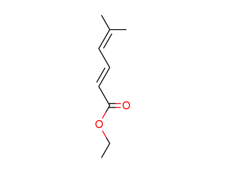 Molecular Structure of 54542-32-4 (2,4-Hexadienoic acid, 5-methyl-, ethyl ester, (2E)-)